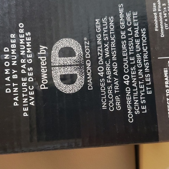 3 panel poppies diamond art kit NIB - Picture 3 of 7